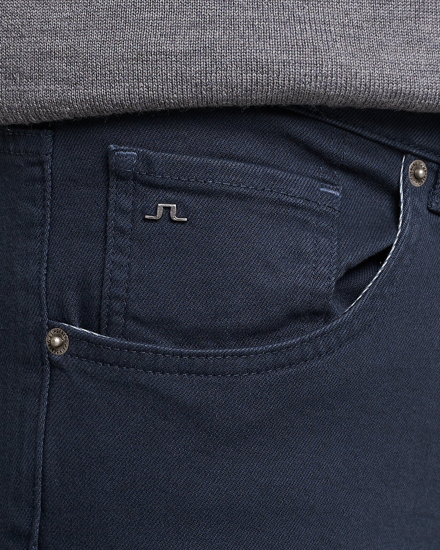 Herren | Hosen | J.Lindeberg | Jay Solid Stretch 5-Pocket Pants Navy