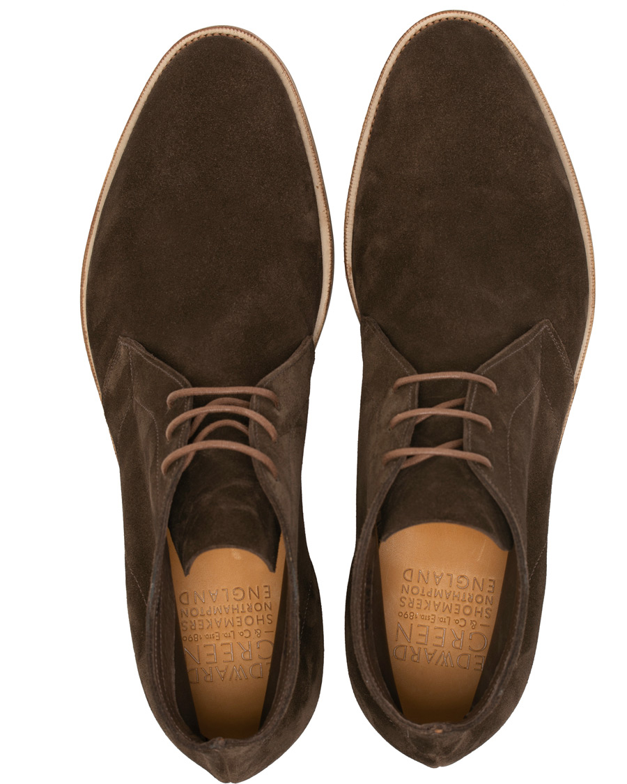 Edward Green Shanklin Unlined Chukka Boot Mocha Suede bei Care of Carl