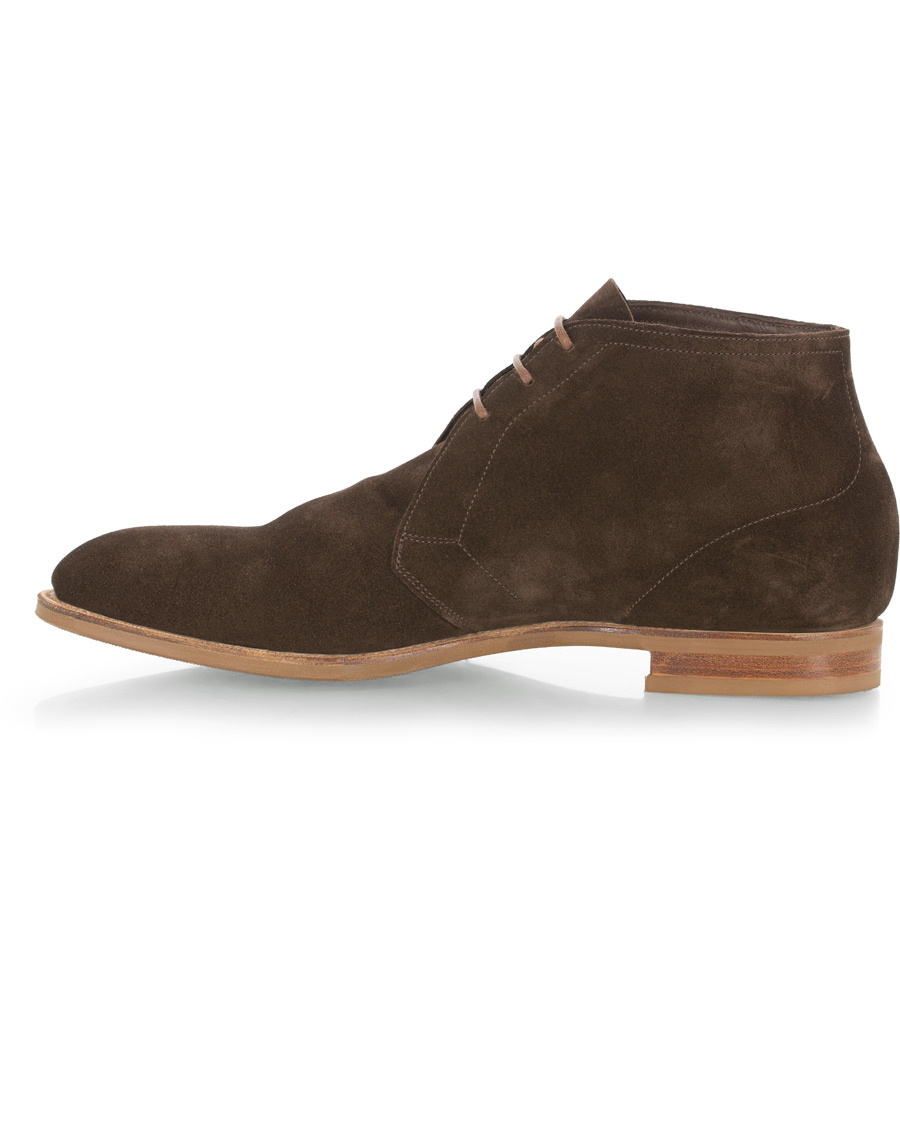 Herren | Edward Green Shanklin Unlined Chukka Boot Mocha Suede | Edward Green | Shanklin Unlined Chukka Boot Mocha Suede