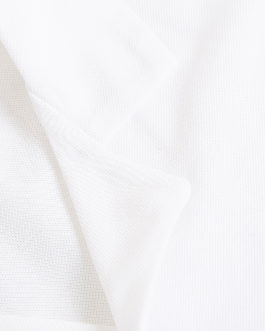 Herren | Hemden | Sunspel | Short Sleeve Pique Shirt White