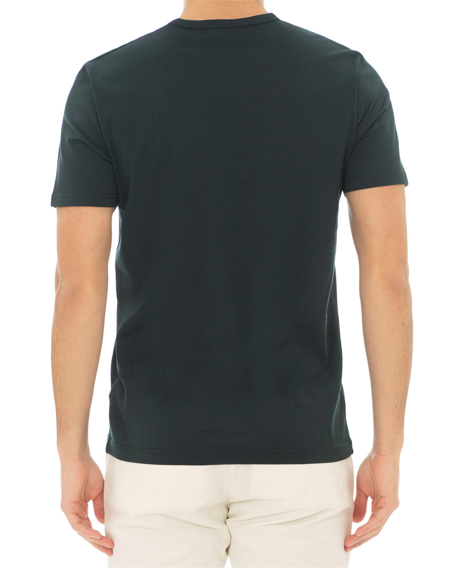 Herren | T-Shirts | Sunspel | Classic Crew Neck Tee Botiglia Green