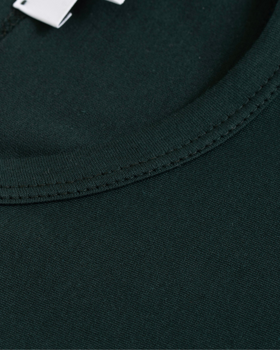 Herren | T-Shirts | Sunspel | Classic Crew Neck Tee Botiglia Green