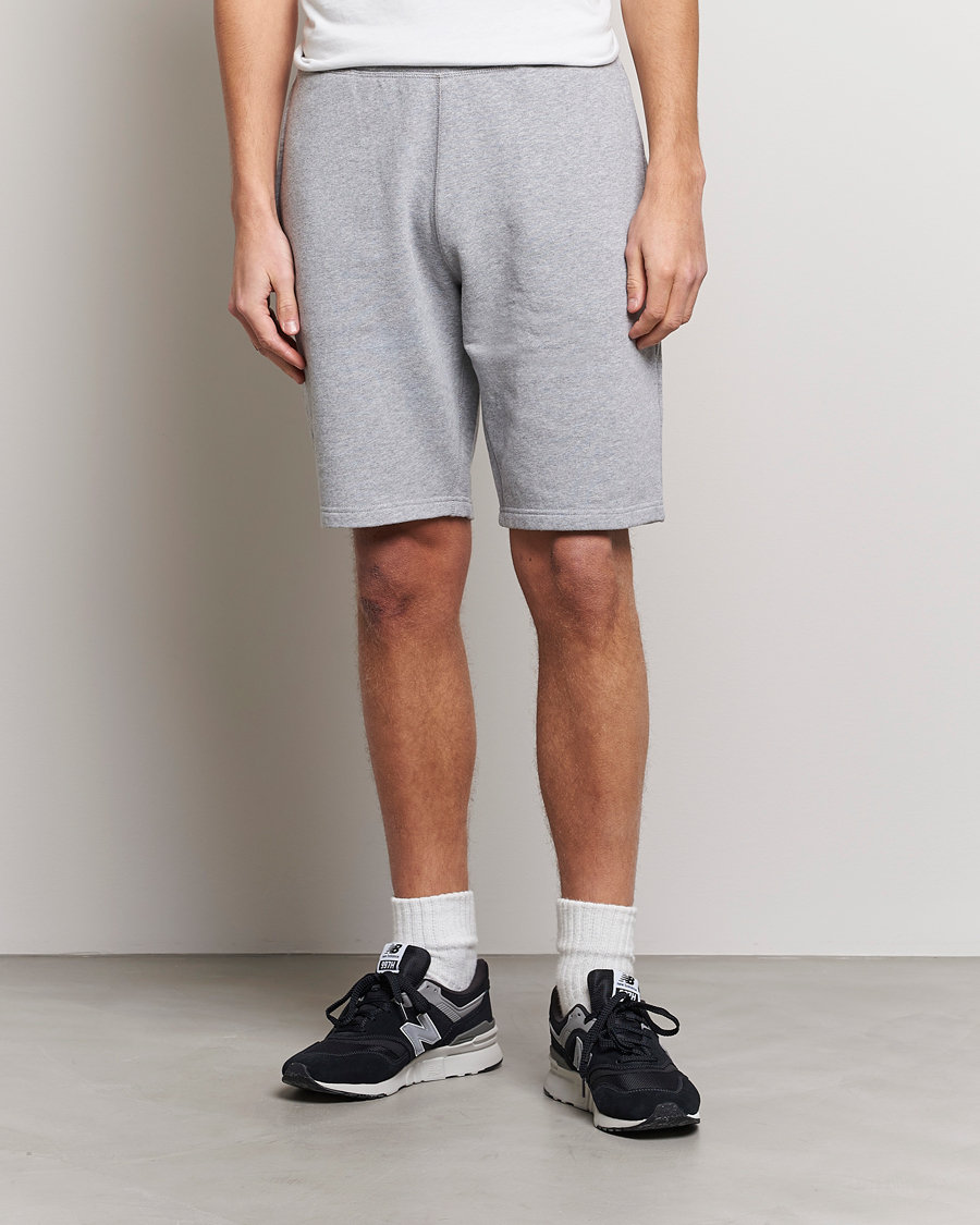 Herren | 20% sale | Sunspel | Loopback Shorts Grey Melange