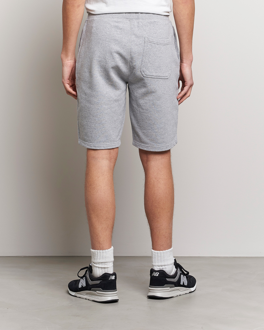 Herren | Shorts | Sunspel | Loopback Shorts Grey Melange