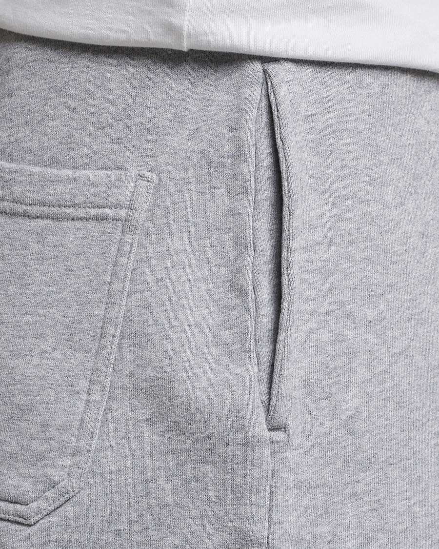 Herren | Shorts | Sunspel | Loopback Shorts Grey Melange