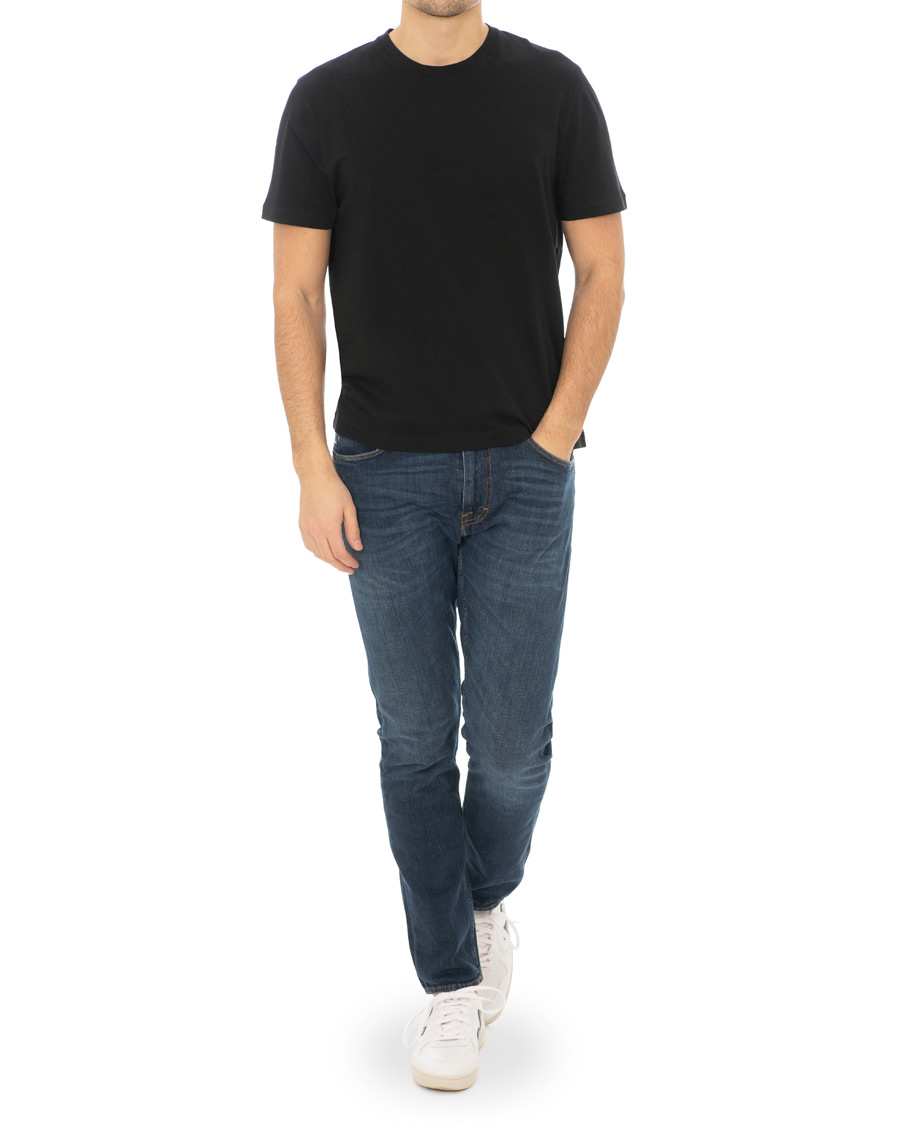 Herren | T-Shirts | Filippa K | Single Jersey Regular Tee Black