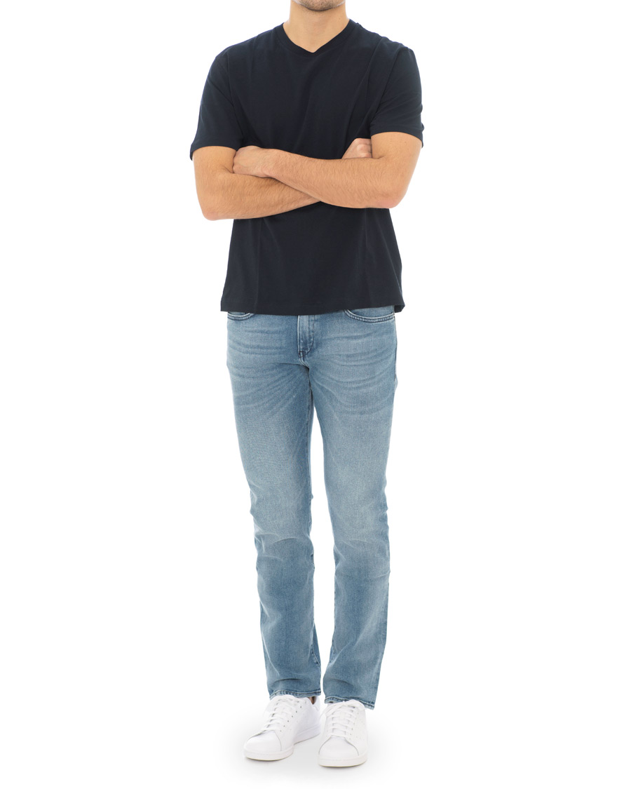 Herren | T-Shirts | Filippa K | Single Jersey Regular Tee Navy