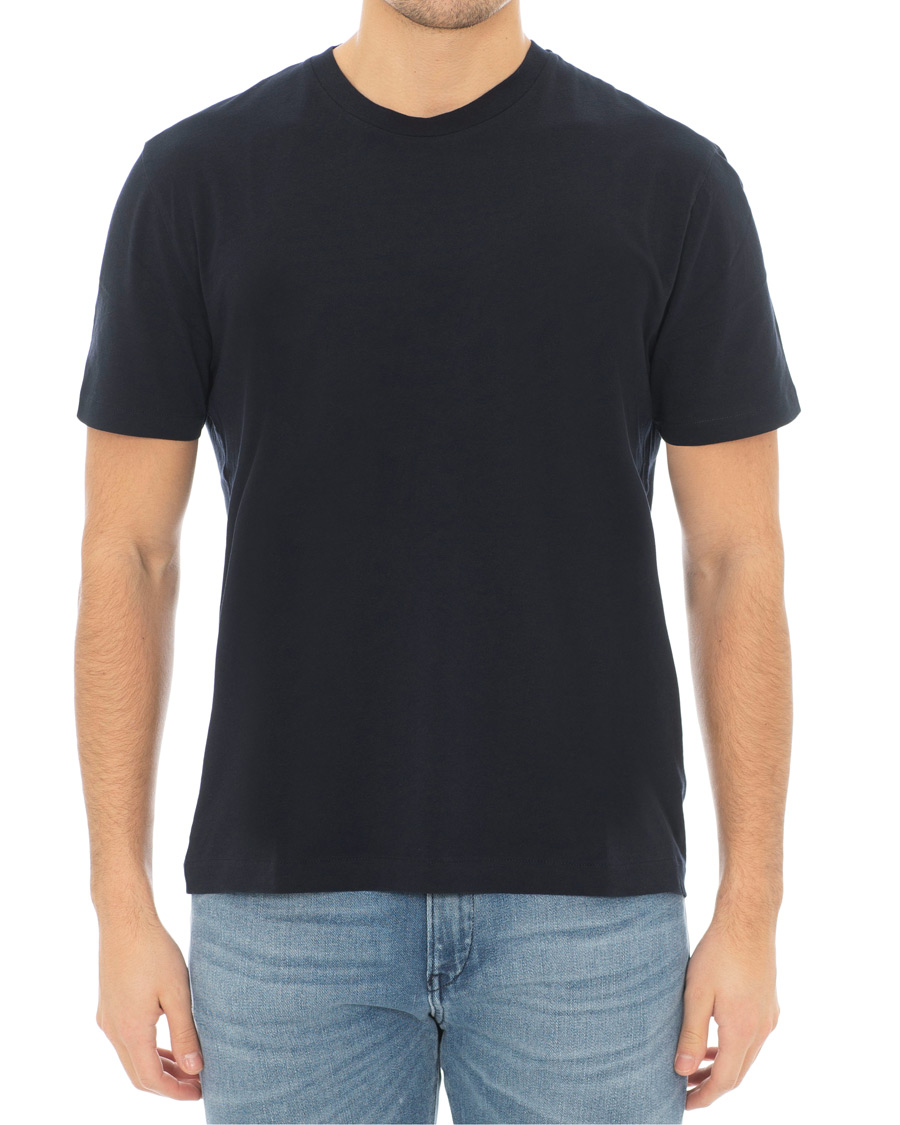 Herren | T-Shirts | Filippa K | Single Jersey Regular Tee Navy