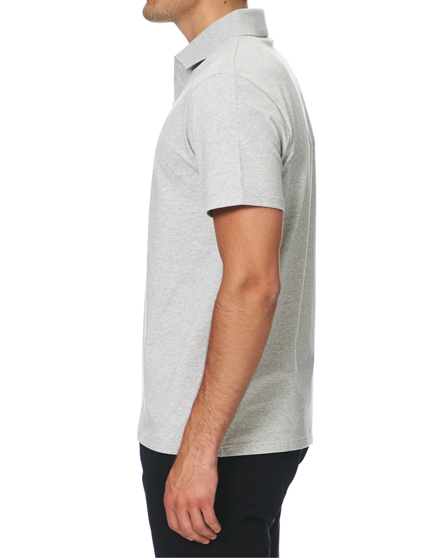 Herren | Poloshirts | Filippa K | Soft Lycra Polo T-Shirt Light Grey Melange