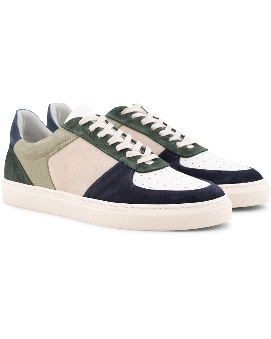 Herren | Filippa K Robert Low Mix Sneakers Limestone | Filippa K | Robert Low Mix Sneakers Limestone