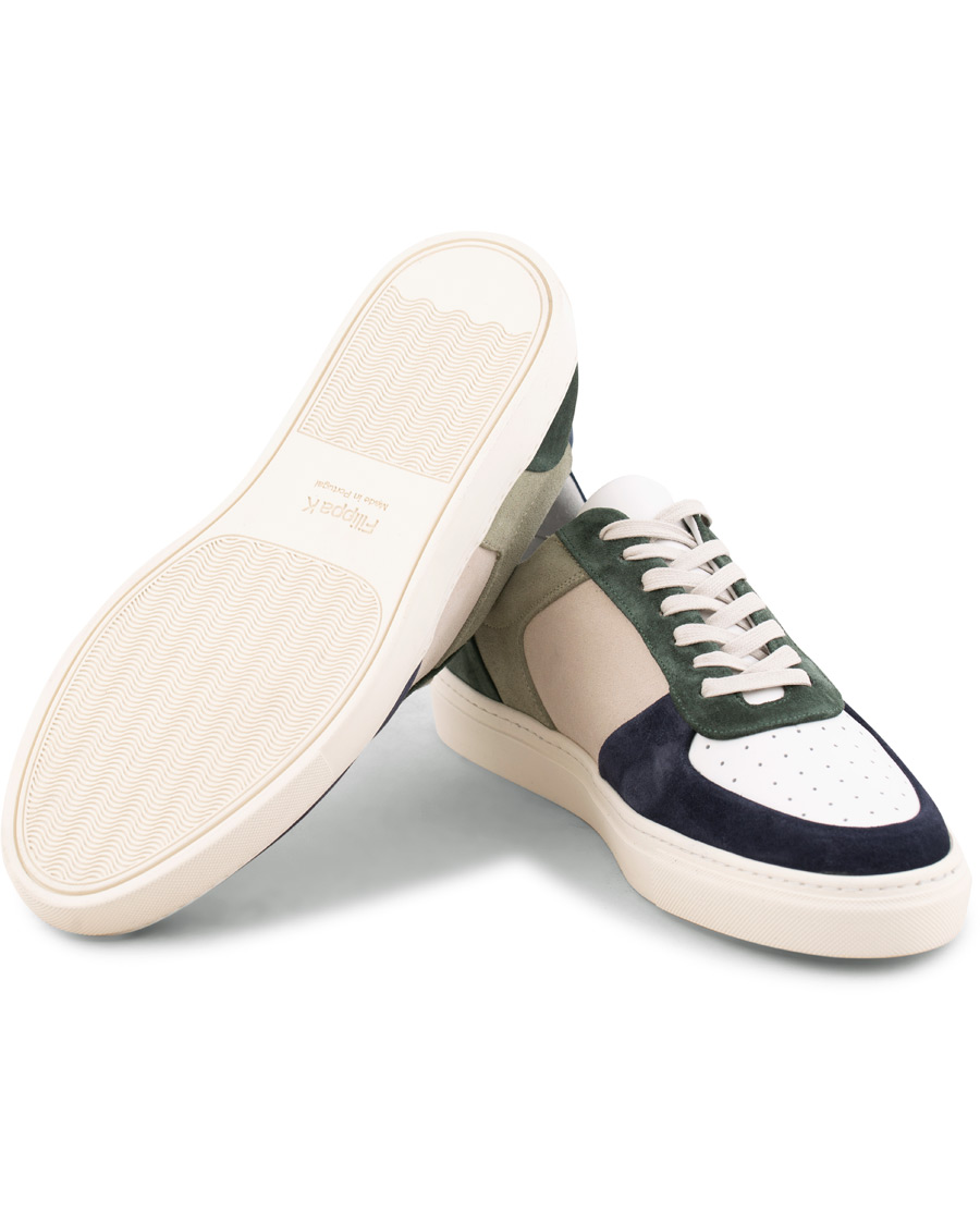 Herren | Filippa K Robert Low Mix Sneakers Limestone | Filippa K | Robert Low Mix Sneakers Limestone
