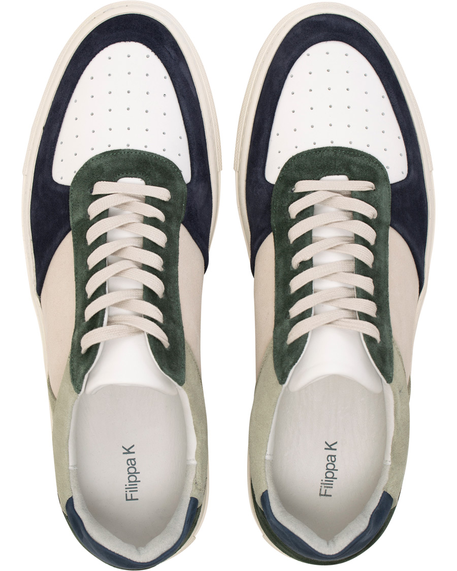 Herren | Filippa K Robert Low Mix Sneakers Limestone | Filippa K | Robert Low Mix Sneakers Limestone