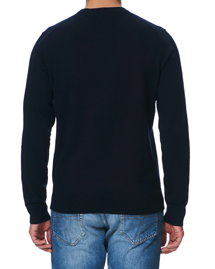 Herren | Pullover | Filippa K | Cotton Merino Basic Sweater Navy