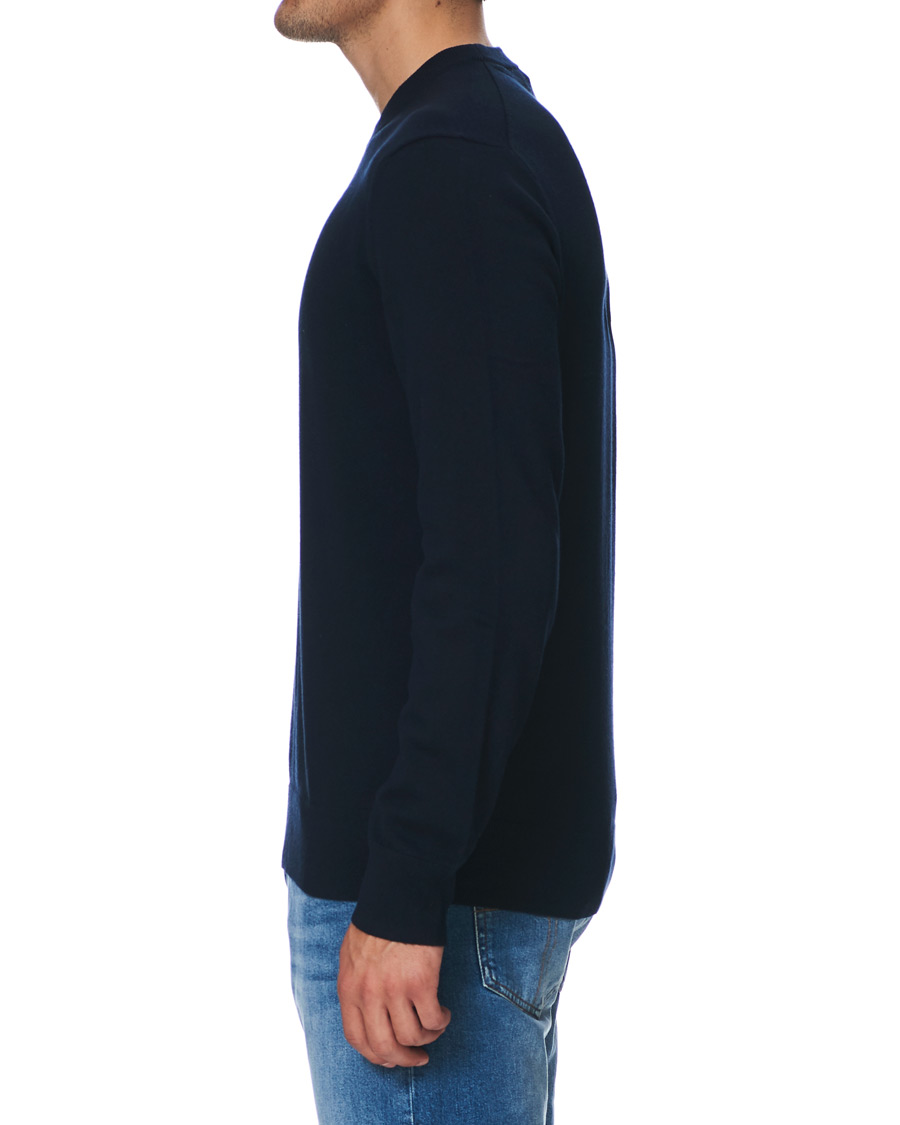 Herren | Pullover | Filippa K | Cotton Merino Basic Sweater Navy