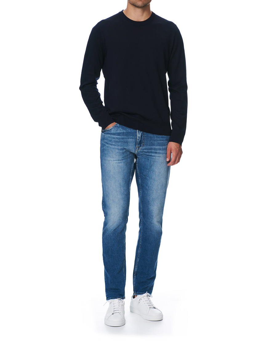 Herren | Pullover | Filippa K | Merino Round Neck Sweater Navy