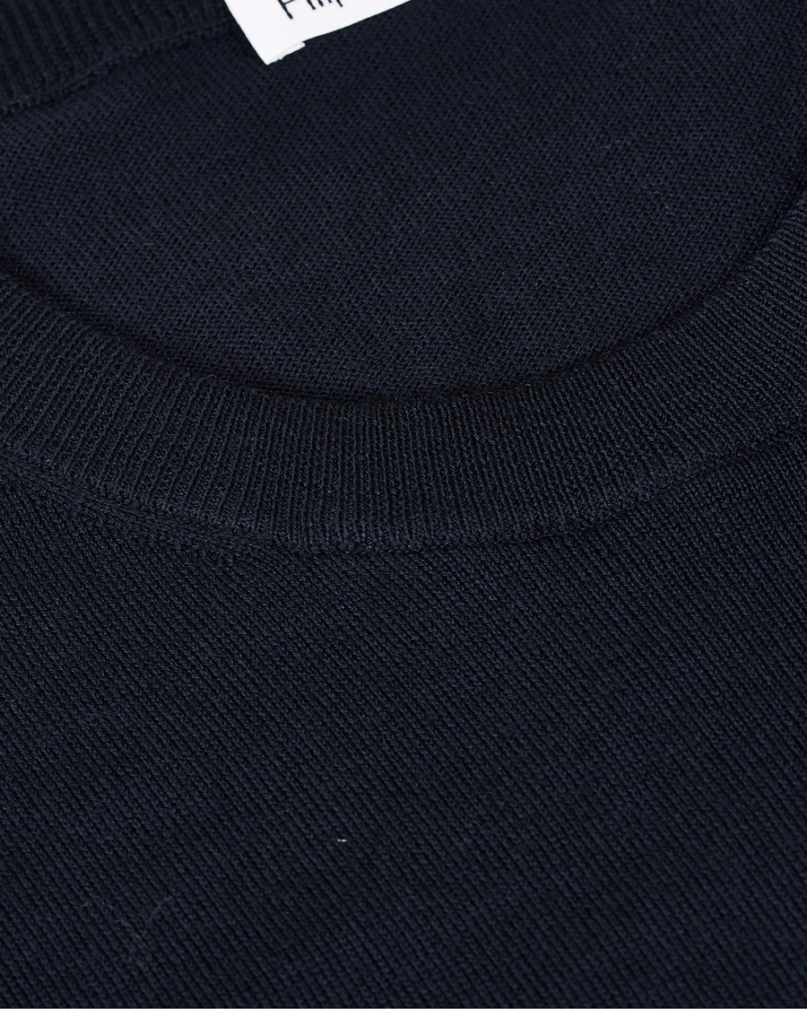 Herren | Pullover | Filippa K | Merino Round Neck Sweater Navy