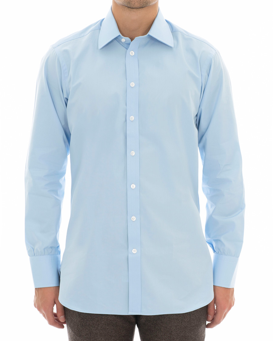 Herren | Hemden | Turnbull & Asser | Regular Fit T&A Collar Poplin Shirt Light Blue