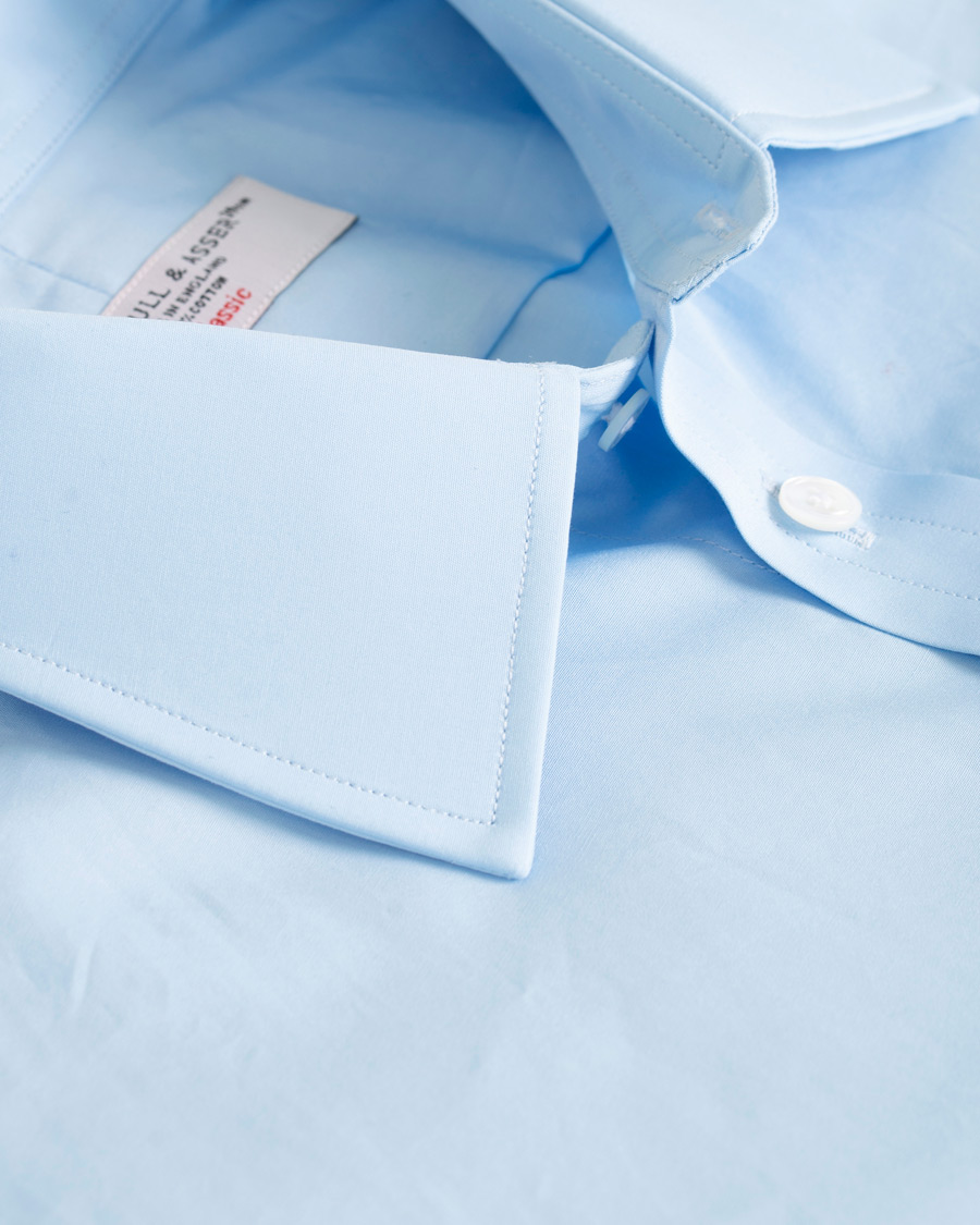 Herren | Hemden | Turnbull & Asser | Regular Fit T&A Collar Poplin Shirt Light Blue