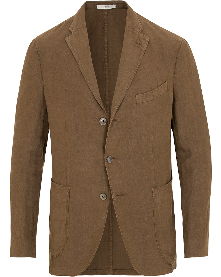 Herren | Sakkos | Boglioli | K Jacket Linen Blazer Brown