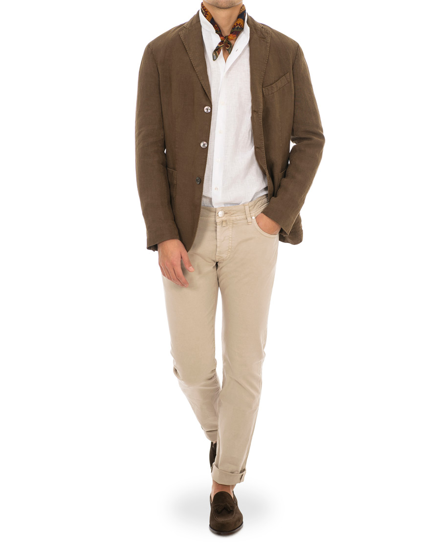 Herren | Sakkos | Boglioli | K Jacket Linen Blazer Brown