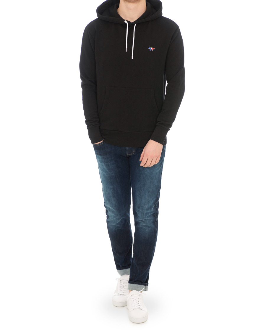 Herren | Pullover | Maison Kitsuné | Hoodie Tricolor Fox Patch Black