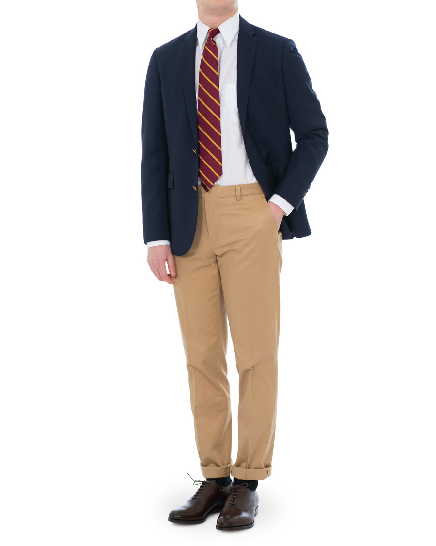 Herren | Hosen | Brooks Brothers | Milano Stretch Chino Khaki W31L34