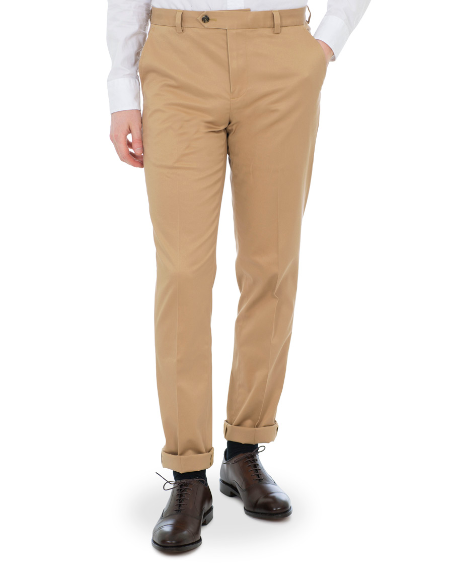 Herren | Hosen | Brooks Brothers | Milano Stretch Chino Khaki W31L34