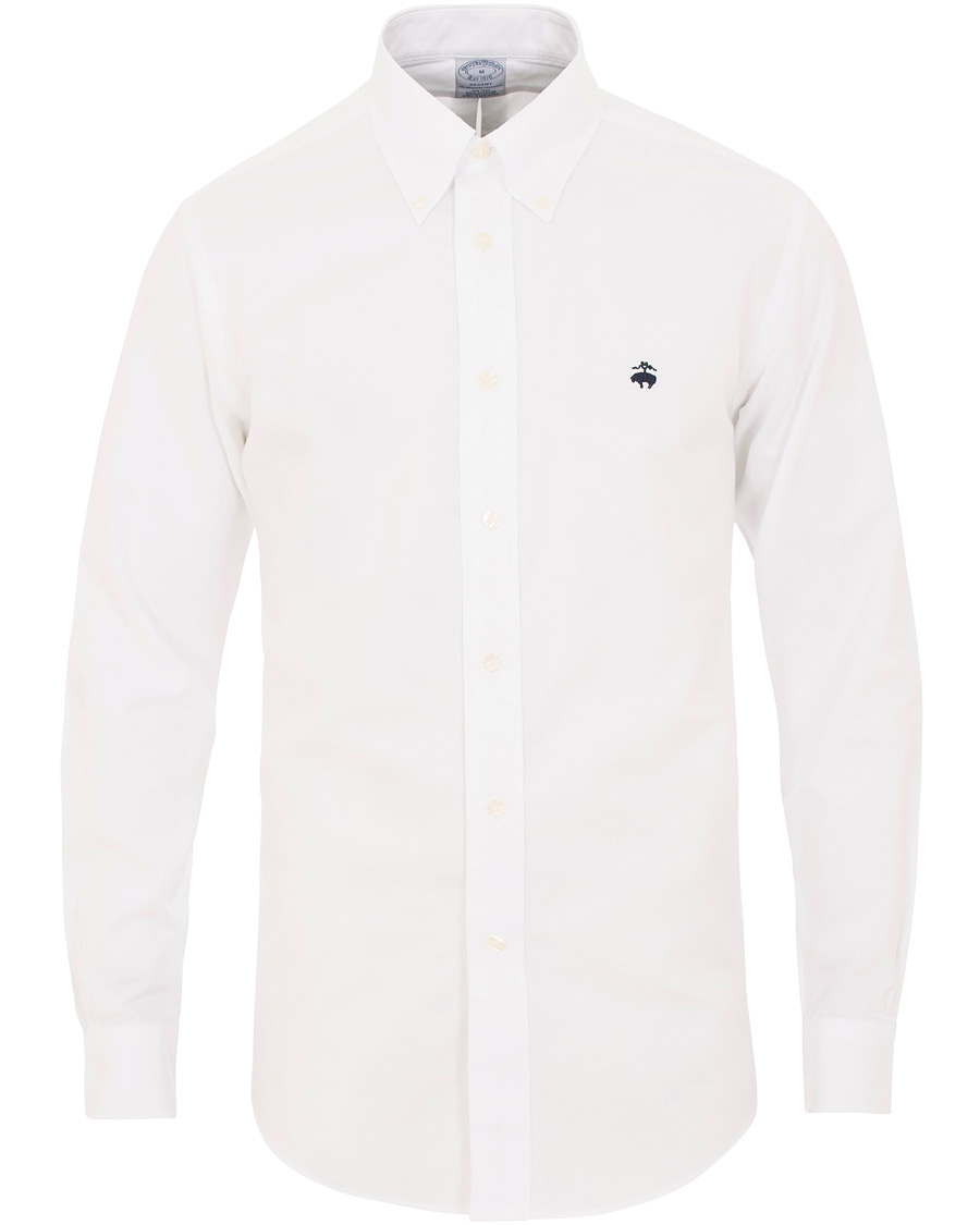 Herren | Hemden | Brooks Brothers | Regent Fit Non Iron Oxford Button Down Shirt White