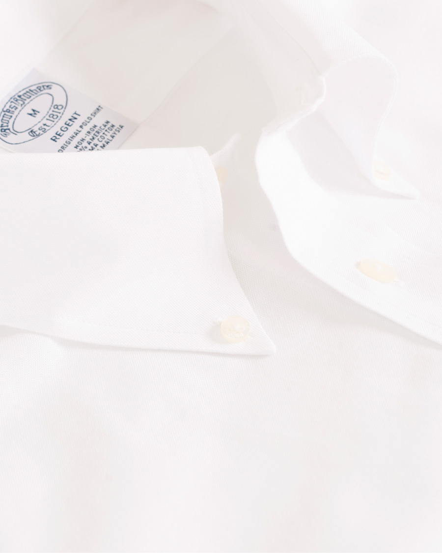 Herren | Hemden | Brooks Brothers | Regent Fit Non Iron Oxford Button Down Shirt White