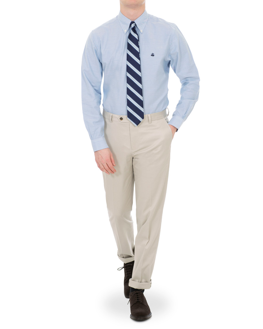 Herren | Hemden | Brooks Brothers | Regent Fit Non Iron Oxford Button Down Shirt Light Blue