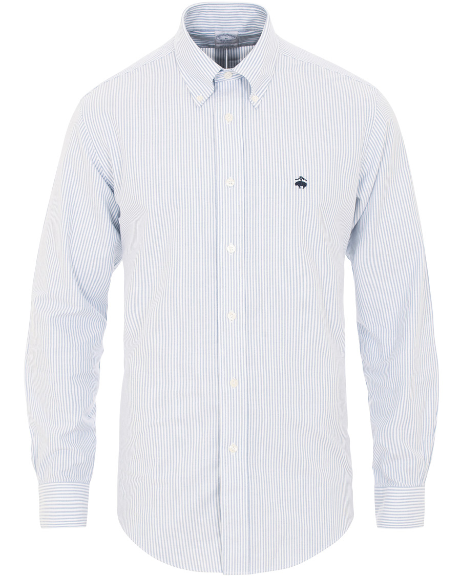 Herren | Hemden | Brooks Brothers | Regent Fit Non Iron Oxford Button Down Shirt Blue/White