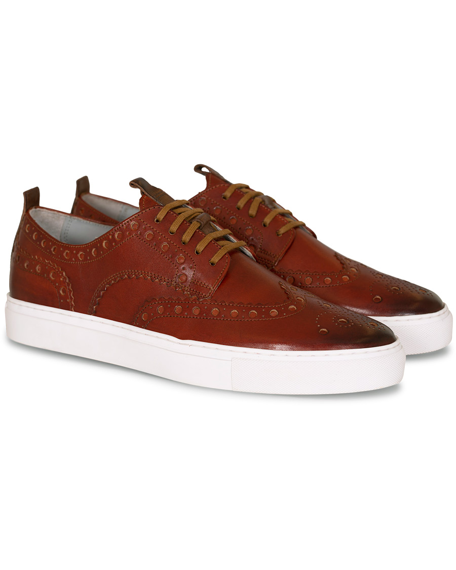Herren | Grenson Sneaker 3 Hand Painted Tan | Grenson | Sneaker 3 Hand Painted Tan