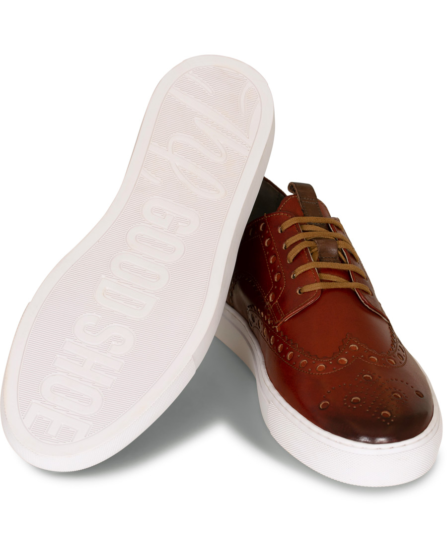 Herren | Grenson Sneaker 3 Hand Painted Tan | Grenson | Sneaker 3 Hand Painted Tan
