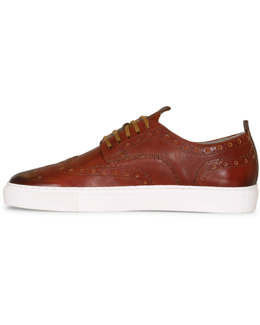 Herren | Grenson Sneaker 3 Hand Painted Tan | Grenson | Sneaker 3 Hand Painted Tan