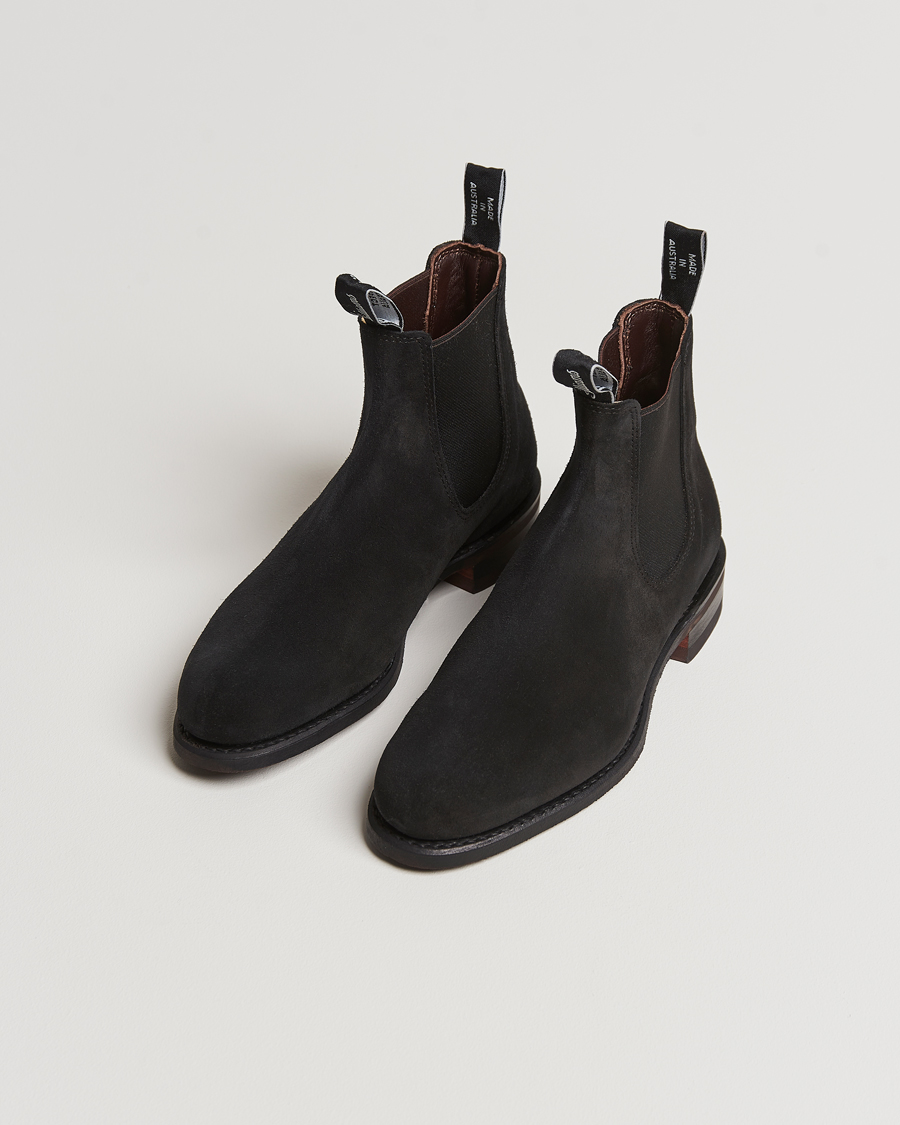 Herren | Chelsea-Boots | R.M.Williams | Wentworth G Boot Black Suede