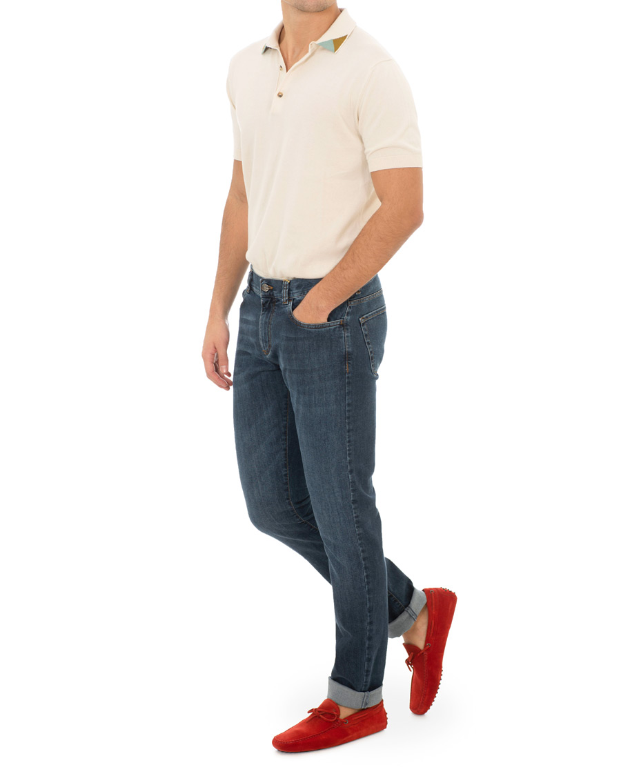 Herren | Tod's Laccetto Gommino Carshoe Red Suede | Tod's | Laccetto Gommino Carshoe Red Suede