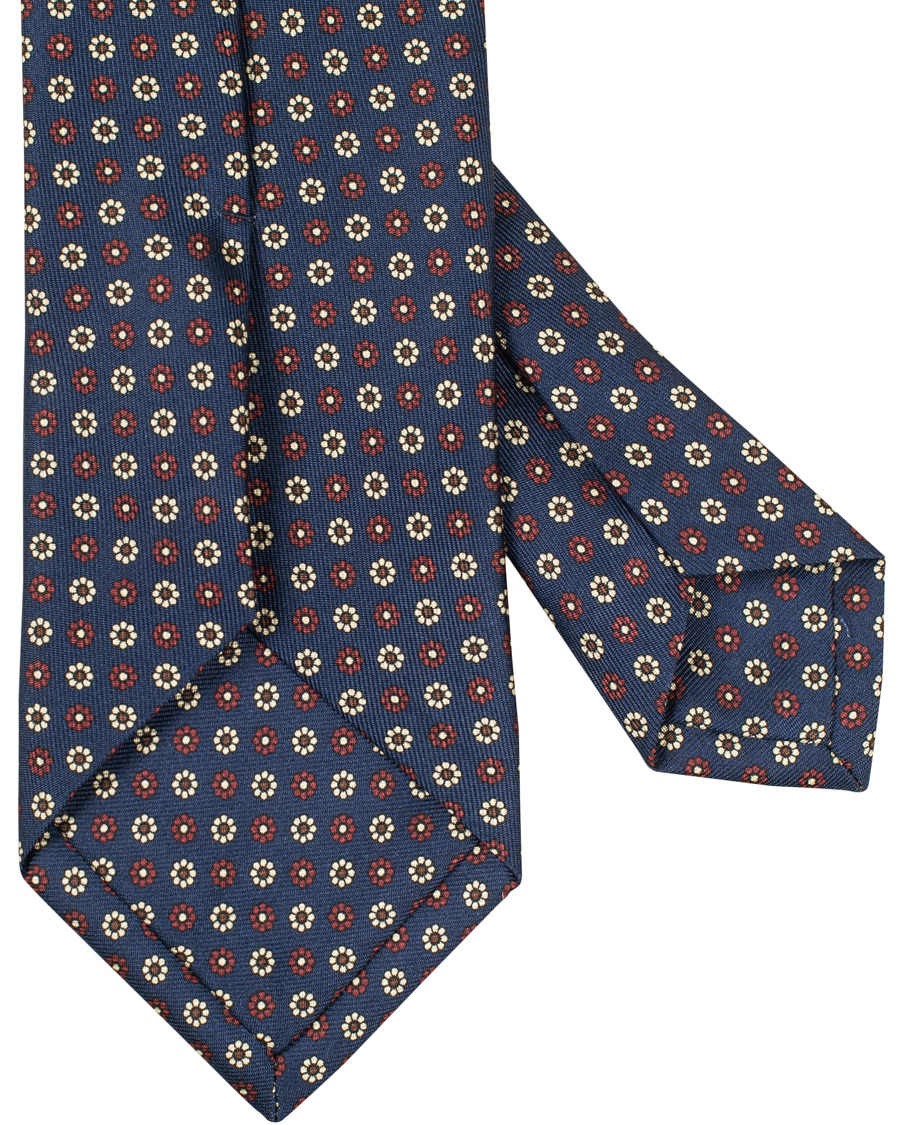 Herren | Drake's MTO Silk 8 cm Tie Navy | Drake's | MTO Silk 8 cm Tie Navy