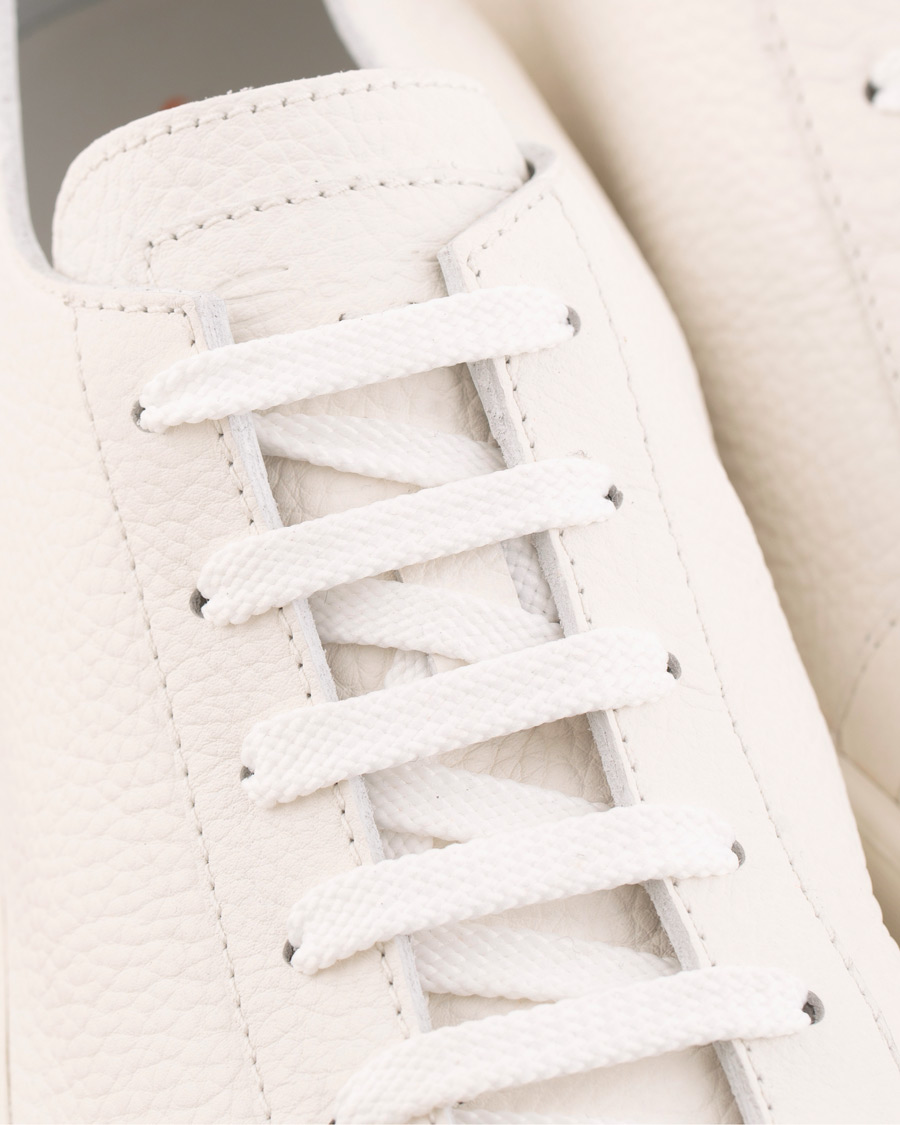 Herren | Santoni Cleanic Sneaker White Calf | Santoni | Cleanic Sneaker White Calf