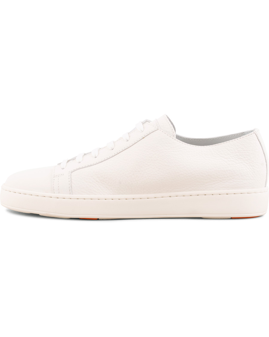 Herren | Santoni Cleanic Sneaker White Calf | Santoni | Cleanic Sneaker White Calf