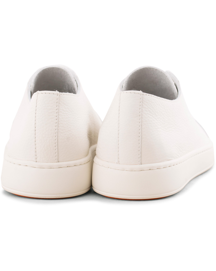 Herren | Santoni Cleanic Sneaker White Calf | Santoni | Cleanic Sneaker White Calf