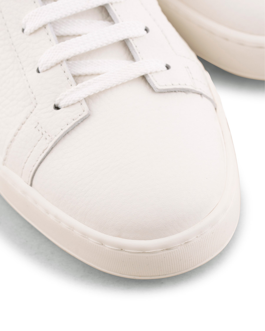 Herren | Santoni Cleanic Sneaker White Calf | Santoni | Cleanic Sneaker White Calf