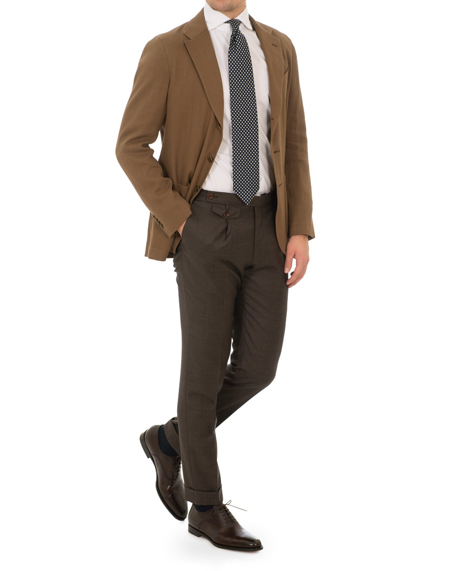 Herren | Santoni Wilson Oxford Dark Brown Calf | Santoni | Wilson Oxford Dark Brown Calf