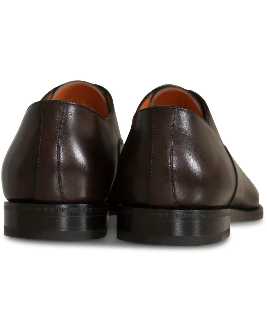 Herren | Santoni Wilson Oxford Dark Brown Calf | Santoni | Wilson Oxford Dark Brown Calf