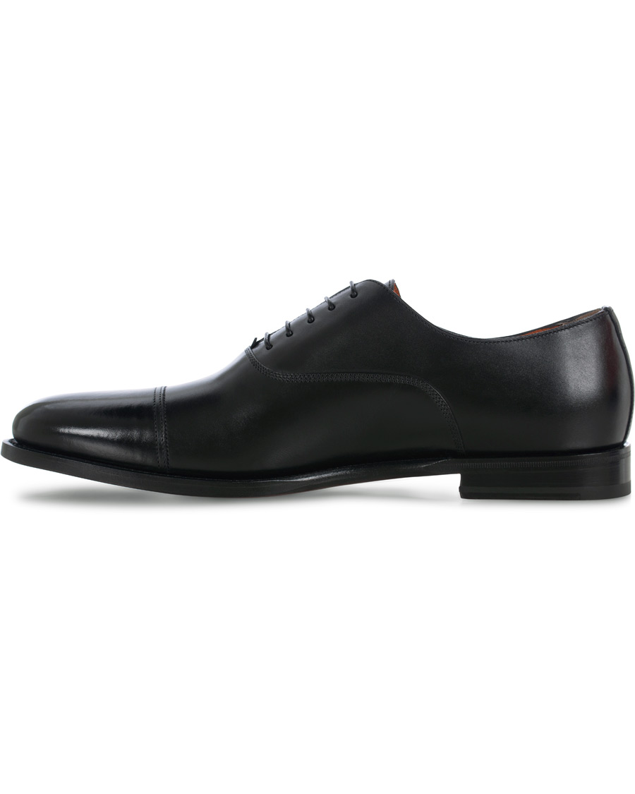 Herren | Santoni Wilson Oxford Black Calf | Santoni | Wilson Oxford Black Calf