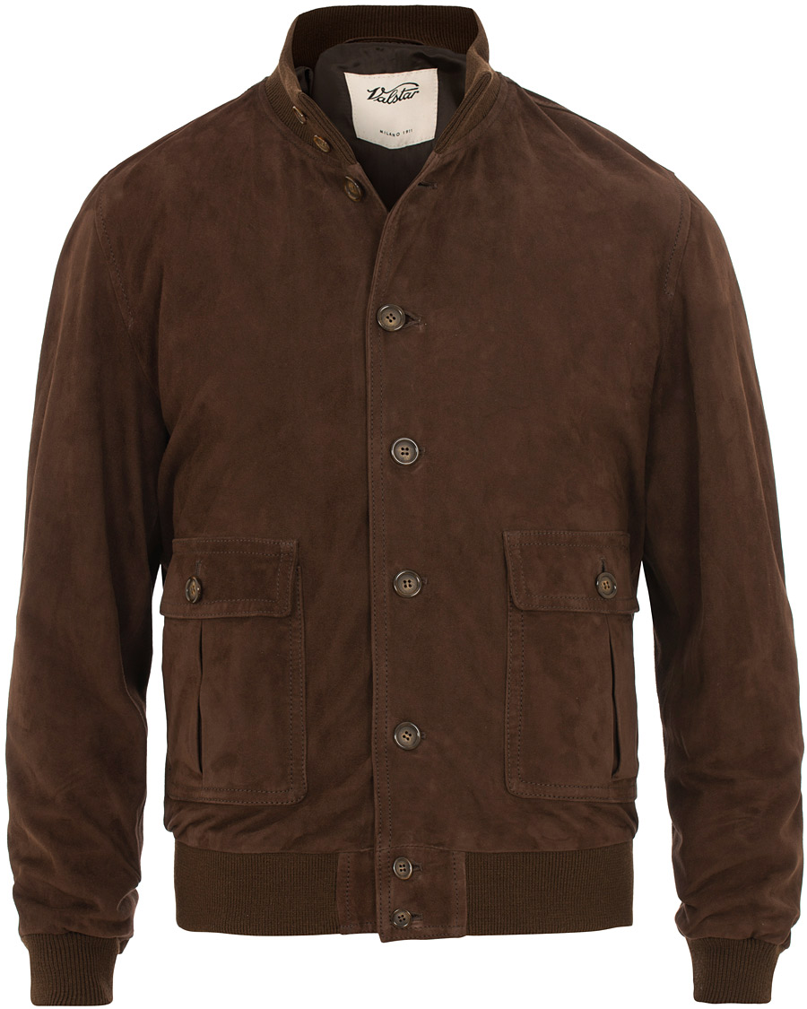 Herren | Jacken | Valstar | Valstarino Suede Jacket Dark Brown