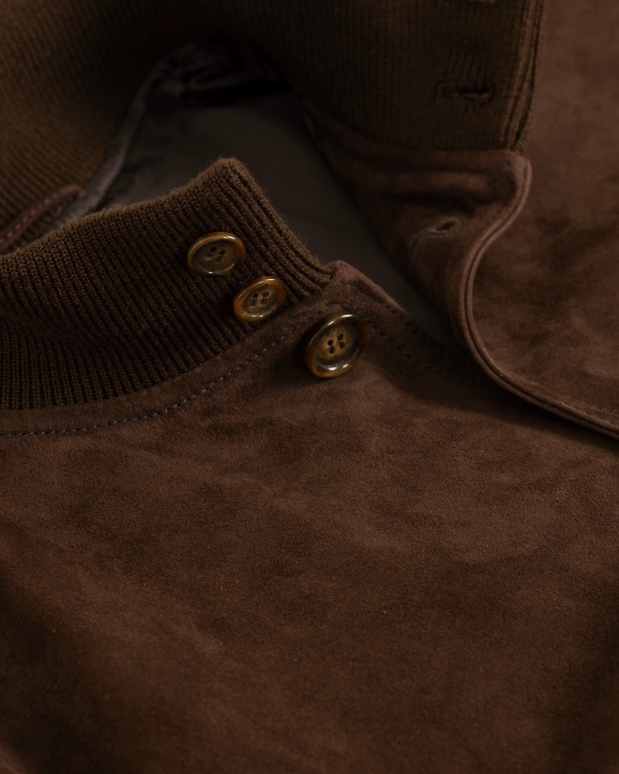 Herren | Jacken | Valstar | Valstarino Suede Jacket Dark Brown