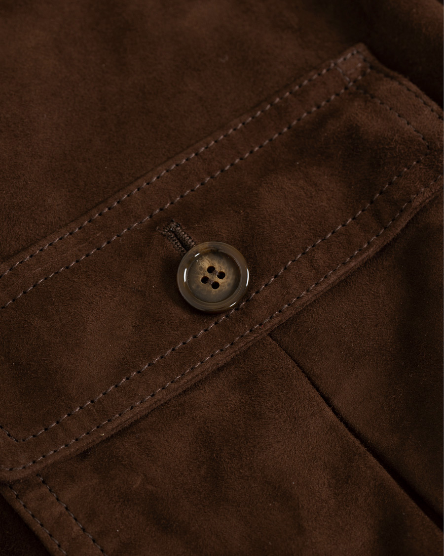 Herren | Jacken | Valstar | Valstarino Suede Jacket Dark Brown