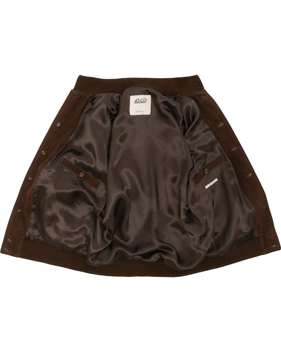 Herren | Jacken | Valstar | Valstarino Suede Jacket Dark Brown