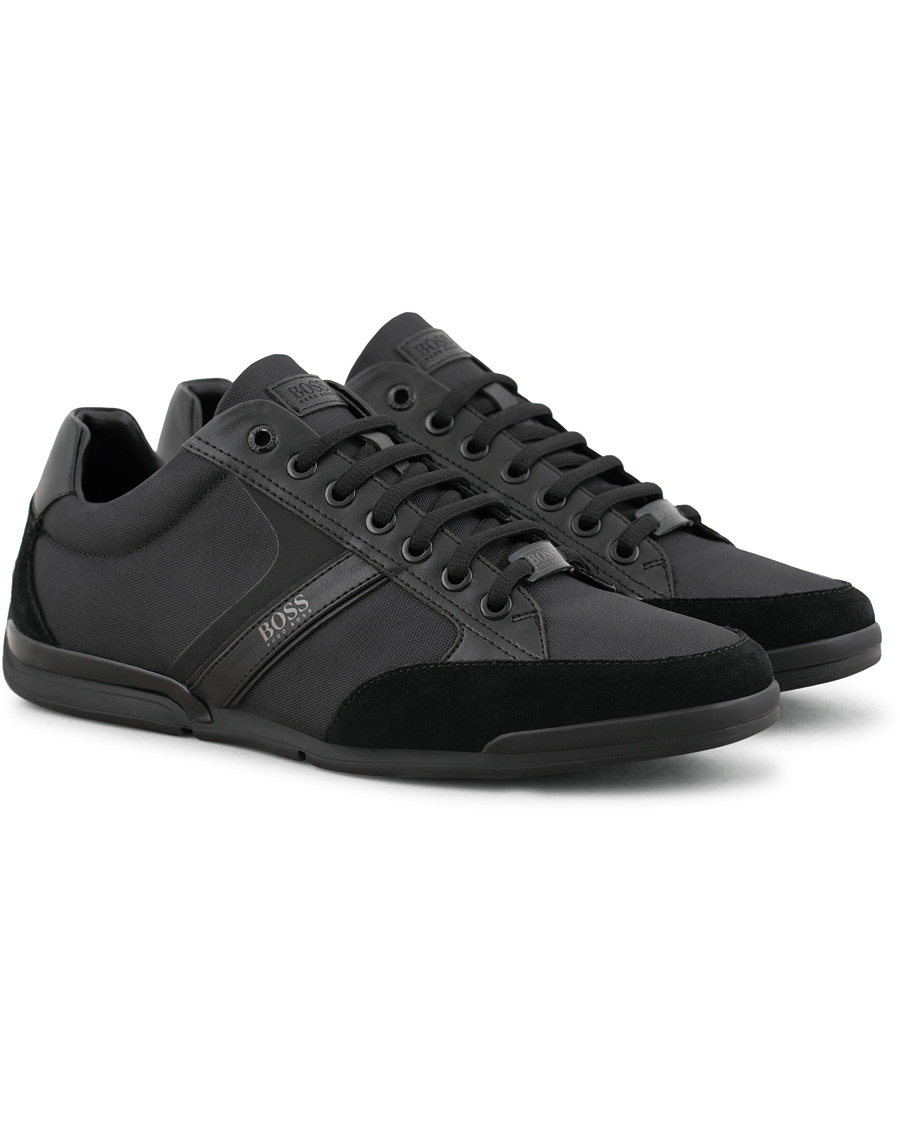 Herren | BOSS Athleisure Saturn Low Sneaker Black | BOSS GREEN | BOSS Athleisure Saturn Low Sneaker Black