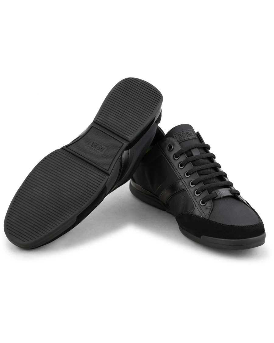 Herren | BOSS Athleisure Saturn Low Sneaker Black | BOSS GREEN | BOSS Athleisure Saturn Low Sneaker Black